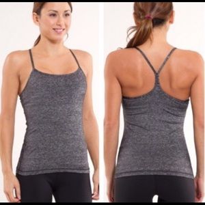 Lululemon Power Y Tank Grey